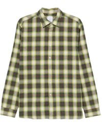 Xacus - Legacy Check-Print Flannel Shirt - Lyst
