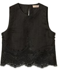Twinset - Lace-Detail Top - Lyst