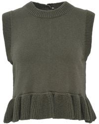 Cecilie Bahnsen - Ruffled Vest - Lyst