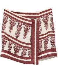 Johanna Ortiz - Roots Pattern Mini Skirt - Lyst