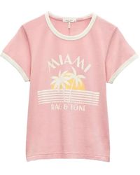 Rag & Bone - Graphic-Print T-Shirt - Lyst