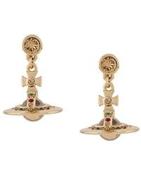 Vivienne Westwood - Petite Orb Drop Earrings - Lyst