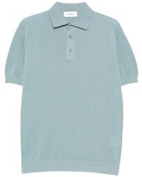 Lardini - Buttoned Knitted Polo Shirt - Lyst