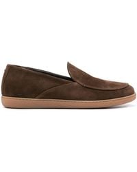 Canali - Slip-on Suede Loafers - Lyst