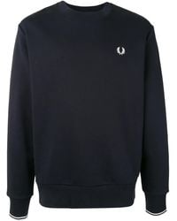 Fred Perry - Crew Neck Sweatshirt - Lyst