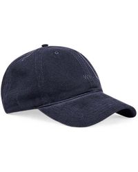 WOOD WOOD - Logo-Embroidered Corduroy Cap - Lyst