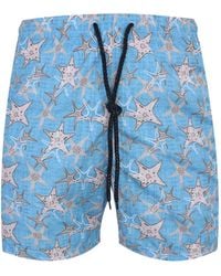 Drumohr - Drawstring Slub-Texture Shorts - Lyst