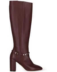 Ferragamo - Gancini Chain-Link Knee-High Boots - Lyst
