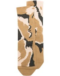 Camper - Camouflage-pattern Cotton Blend Socks - Lyst