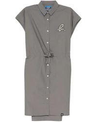 SPORT b. by agnès b. - Embroidered-Logo Shirt Dress - Lyst