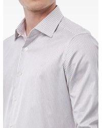 Bagutta - Striped-Pattern Slim-Fit Shirt - Lyst