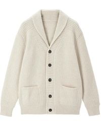 Fortela - Chad Shawl-Collar Cardigan - Lyst