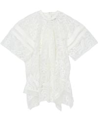 3.1 Phillip Lim - Lace Hankerchief Blouse - Lyst