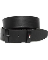 Tommy Hilfiger - Logo-Plaque Buckled Belt - Lyst