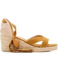 Castañer - Espadrille-Sandalen mit Wedge - Lyst