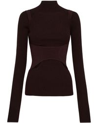 Dion Lee - Interlink Skivvy Cut-out Sweater - Lyst