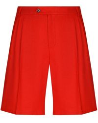 Dolce & Gabbana - Tailored Linen Shorts - Lyst
