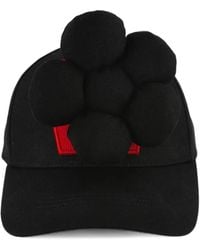Walter Van Beirendonck - Flower-Appliqué Baseball Cap - Lyst