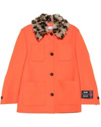 MSGM - Wool-Blend Jacket - Lyst