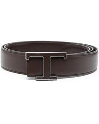 Tod's - ロゴバックル レザーベルト - Lyst