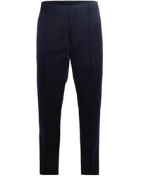 Emporio Armani - プリーツディテール パンツ - Lyst