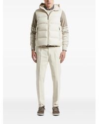 Peserico - Hooded Quilted Gilet - Lyst