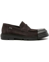 Camper - Junction Removable-toecap Suede Loafers - Lyst