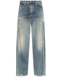 DIESEL - 2024 D-Macs Distressed Jeans - Lyst