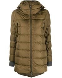 Herno - Hooded Feather-Down Coat - Lyst