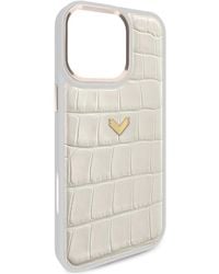Velante - Crocodile-Texture Iphone 16 Pro Max Phone Case - Lyst