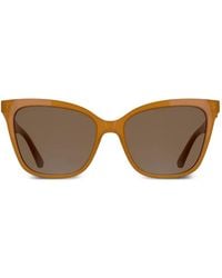 KARL LAGERFELD - Lunettes De Soleil À Monture Papillon - Lyst