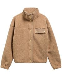 Barbour - Mabel Fleece Press-Stud Jacket - Lyst