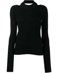 Helmut Lang - Pullover Mit Rückenausschnitt - Lyst