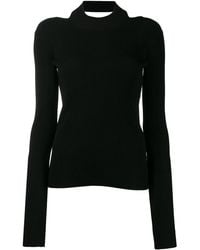 Helmut Lang - Trui Met Open Rug - Lyst