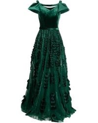 Saiid Kobeisy Tulle, Strapless Beaded Dress With Heart