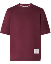 Thom Browne - Camiseta De Manga Corta - Lyst