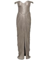 Maria Lucia Hohan - Susie Off-Shoulder Corset Maxi Dress - Lyst