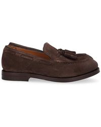 Al Duca d'Aosta - Tassel Suede Loafers - Lyst