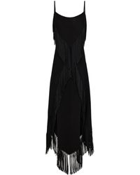 Rabanne - Crepe Maxi Dress - Lyst