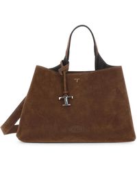 Tod's - Logo-Embossed Tote Bag - Lyst