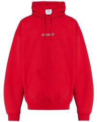 Vetements - Long-Sleeve Drawstrings Hoodie - Lyst