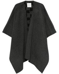 ERMANNO FIRENZE - Wool Cape - Lyst