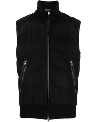 Tom Ford - Panelled Suede Gilet - Lyst