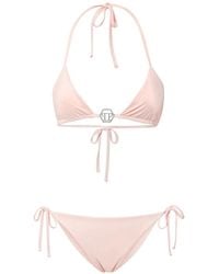Philipp Plein - Logo-Plaque Bikini Set - Lyst