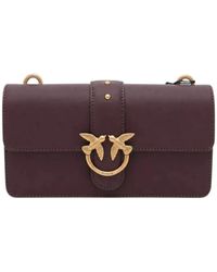 Pinko - Small Love Birds One Shoulder Bag - Lyst