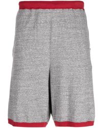 Undercover - Elasticated-waist Cotton Track Shorts - Lyst