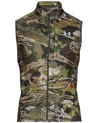 Under Armour - Off Grid Zephyr Camouflage Zip-Up Gilet - Lyst