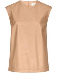 Loulou de Saison - Fiza Ostrich-Effect Zip Top - Lyst