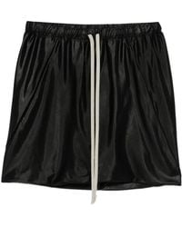 Rick Owens - Drawstring-Waistband Shorts - Lyst