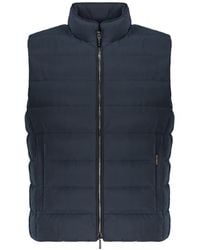 Moorer - Oliver-Os Zip-Up Padded Gillet - Lyst